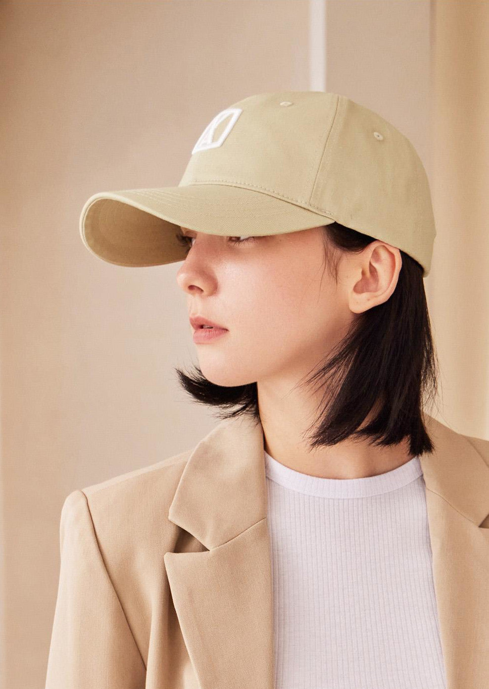 VARZAR VA 3D Square Ball Cap Beige