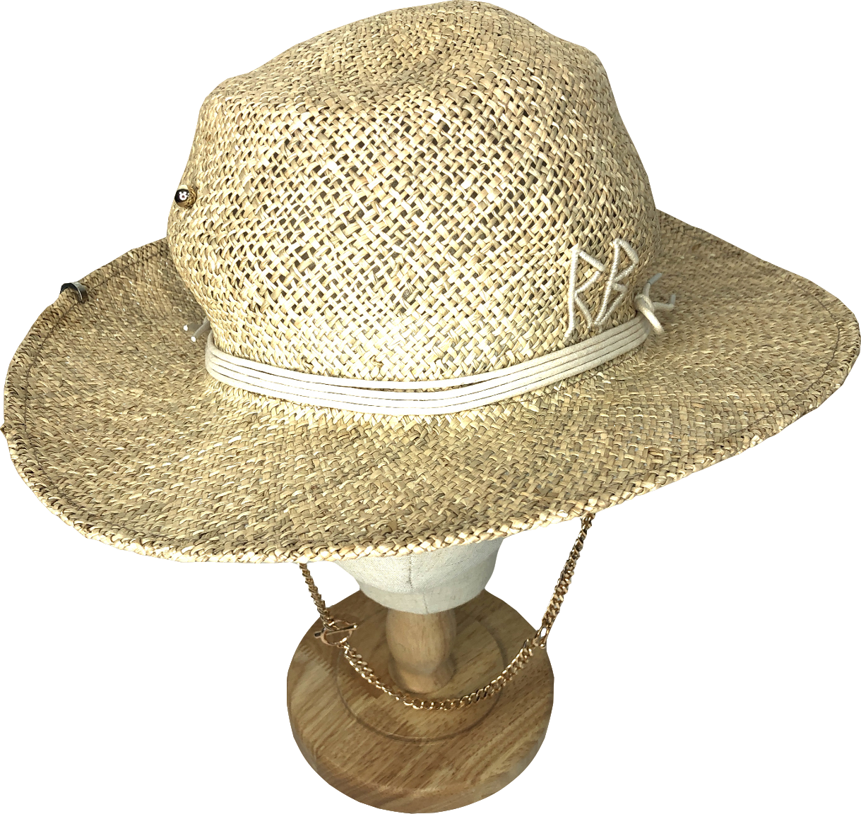 ruslan baginskiy Nude Straw Boater Hat UK L