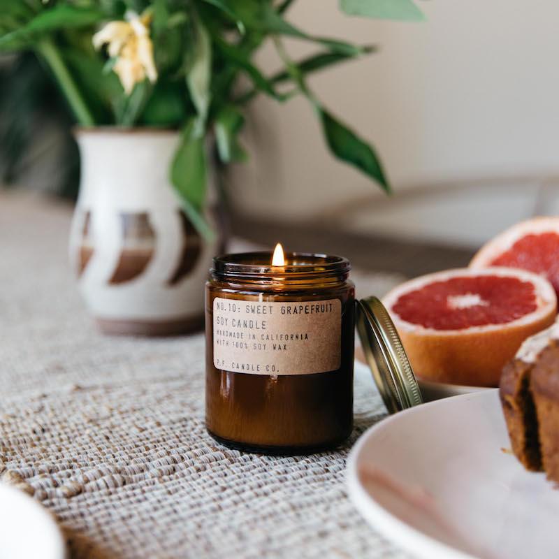 P.F. Candle Co.: Sweet Grapefruit Soy Candle