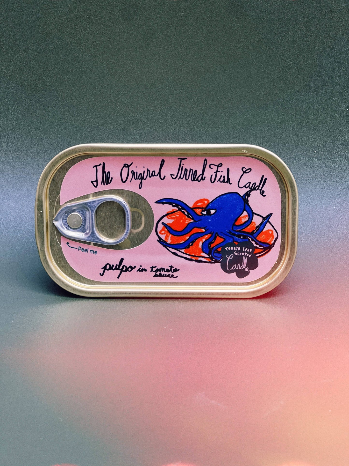 {Tinned Candle} Tinned Fish Candle :: Pulpo in Tomato Sauce