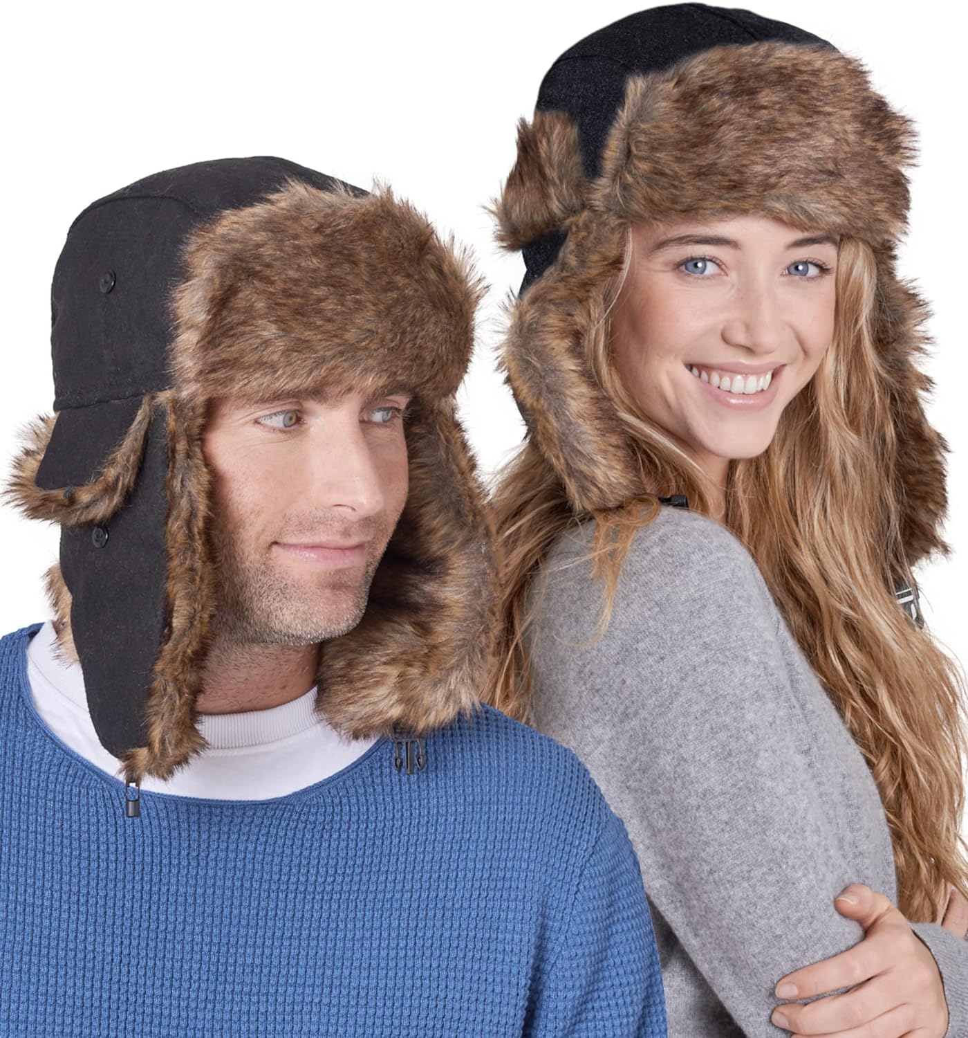 Ushanka hat - Headwear - Winter Trapper Hat - Russian Ushanka Trooper Aviator Hats for Men & Women - Snow Eskimo Hat with Ear Flaps - Premium Bomber Hats from Concordia Style Boutique - Just $32.43! Shop now at Concordia Style Boutique
