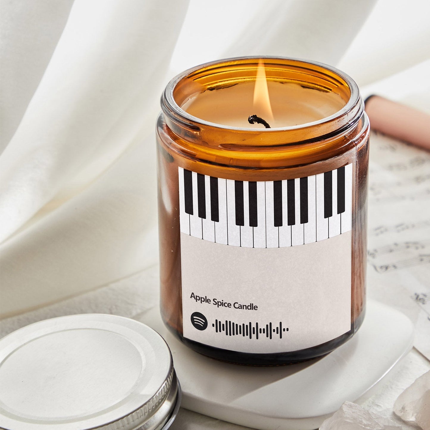 Custom Spotify Large Jar Candle Home Decorative Candles Gift