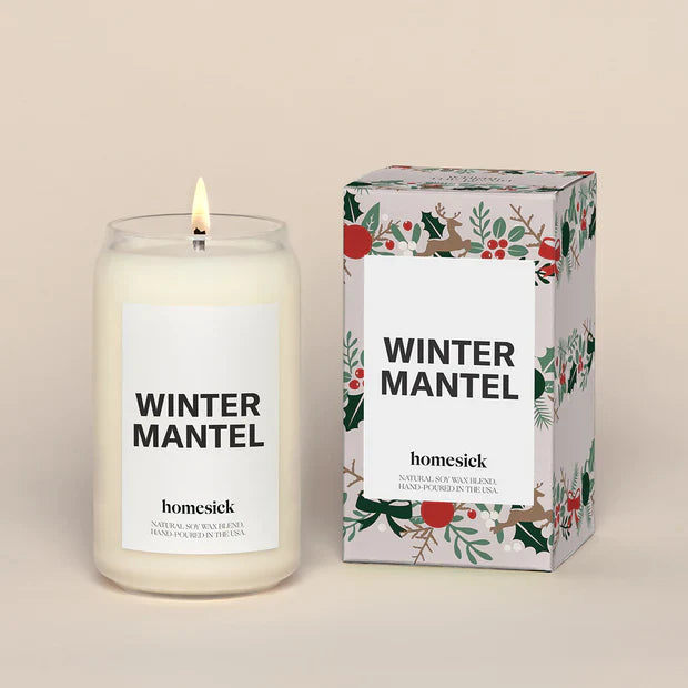 {Homesick Candles} Soy Wax Blend Candle :: Winter Mantel