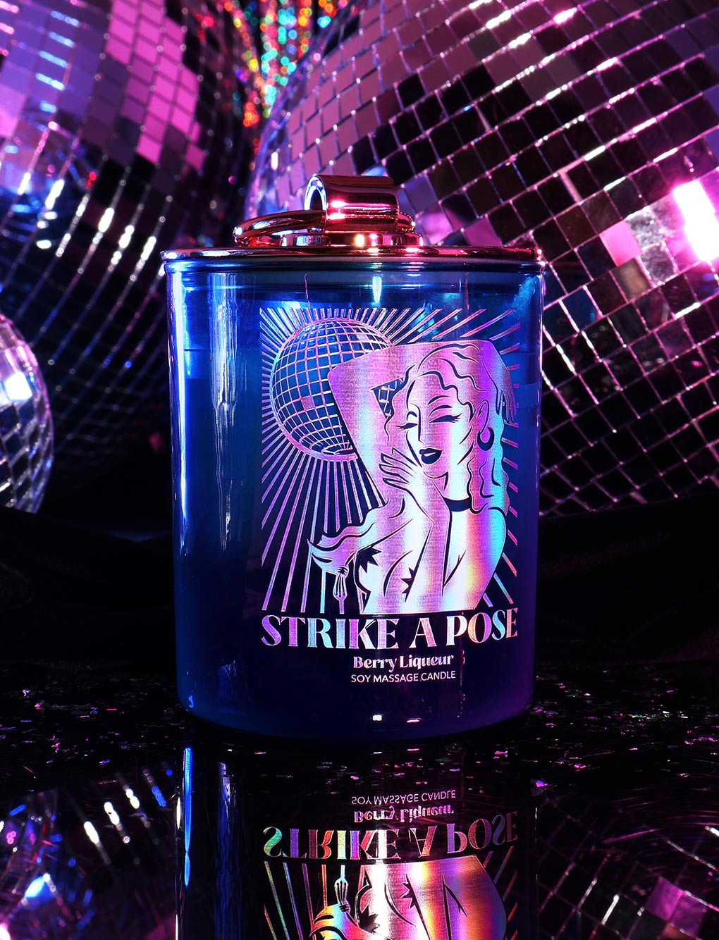 Strike a Pose Massage Candle