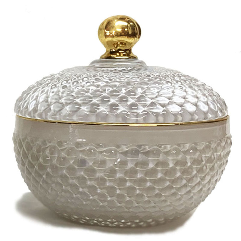 Boudoir Glass Notre Dame Cathedral Scented Candle by Lisa Carrier Designs Candles Lisa Carrier Designs White