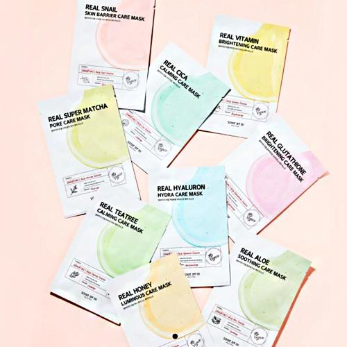 SOME BY MI Real Care Mask Sheets - Combo- 10 pcs