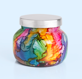 Volcano Rainbow Watercolor Petite Jar, 8 oz