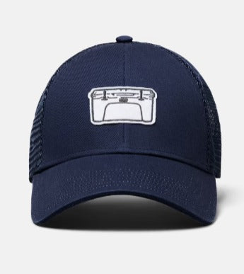 YETI- Navy Tundra Badge Low Pro Trucket Hat