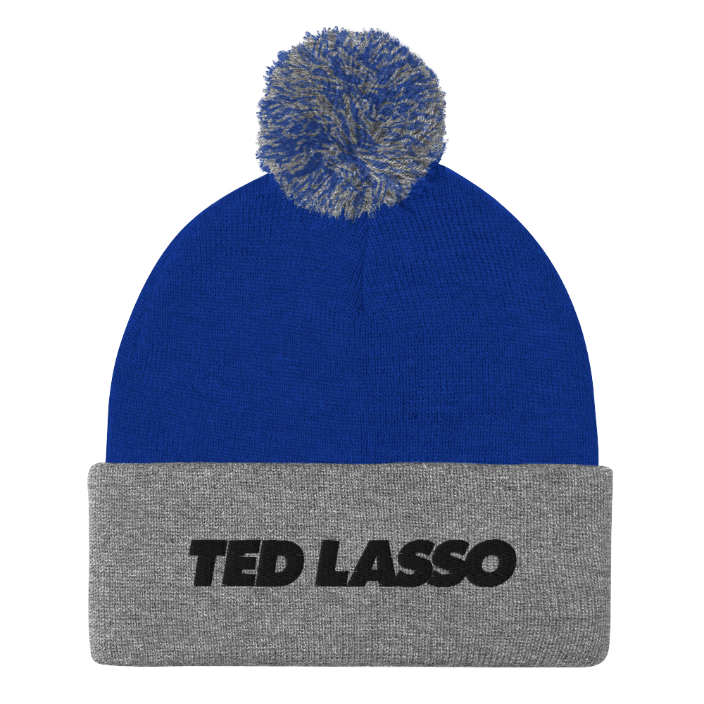 Ted Lasso Logo Pom Pom Knit Beanie