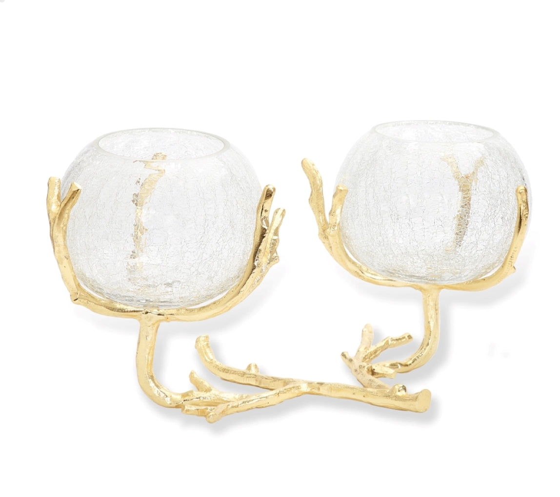 Double Branch Centerpiece/Tea Light Holder