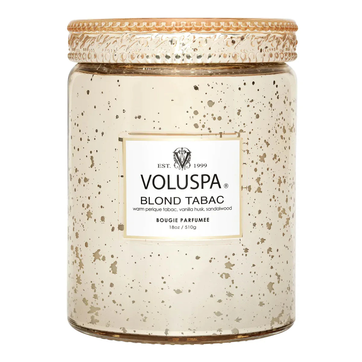 Voluspa Blond Tabac Large Glass Jar