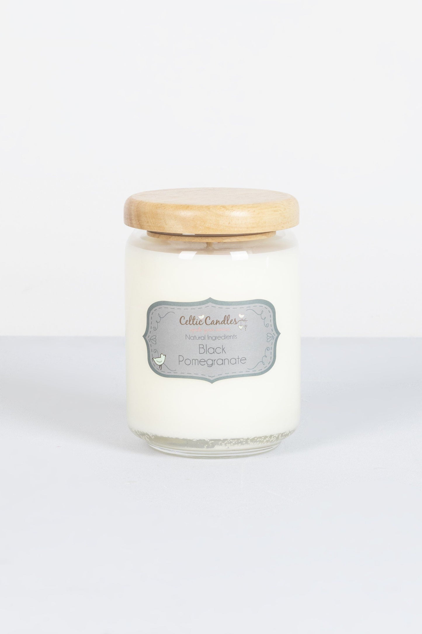 Black Pomegranate Large Candle Jar