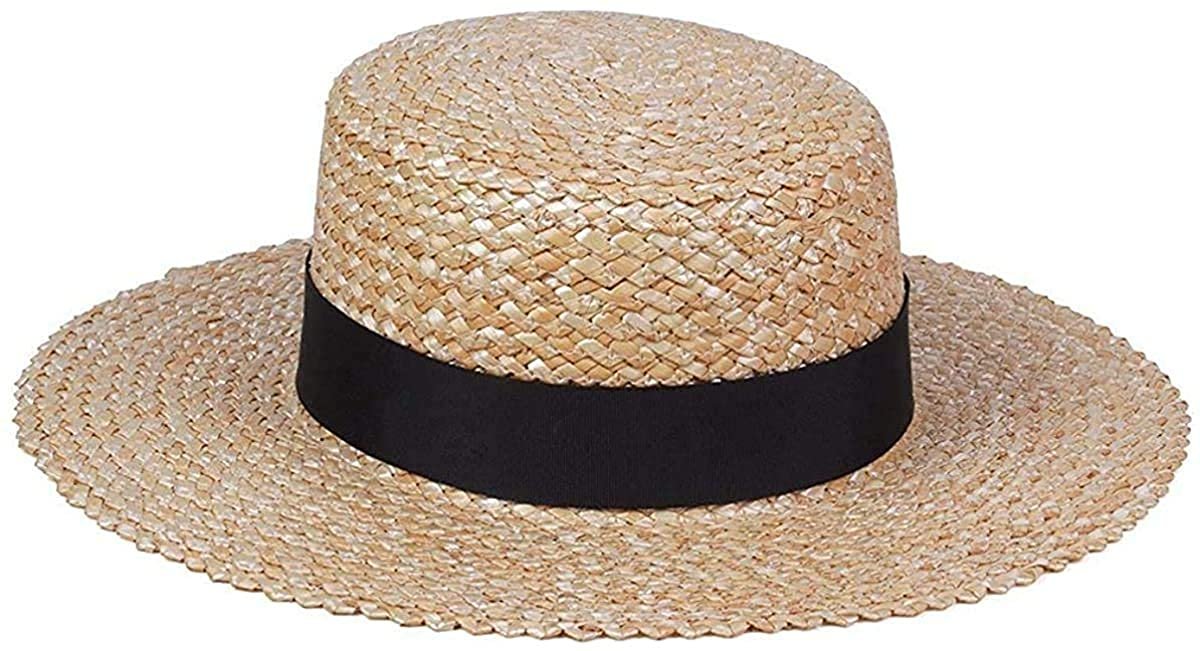 Rico Straw Boater Hat