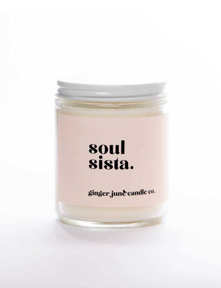 Soul Sista Non Toxic Soy Candle