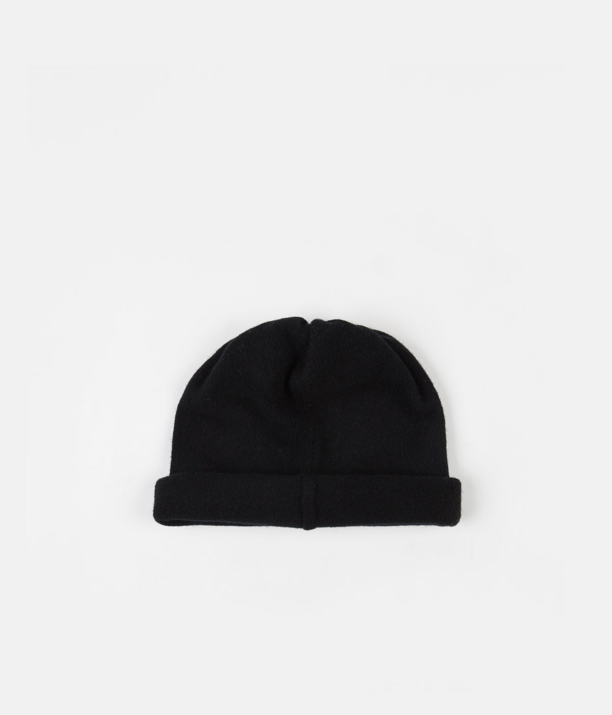 Tender Type 837 Large Drawn Knitted Hat - Black Cold Felted Lambswool