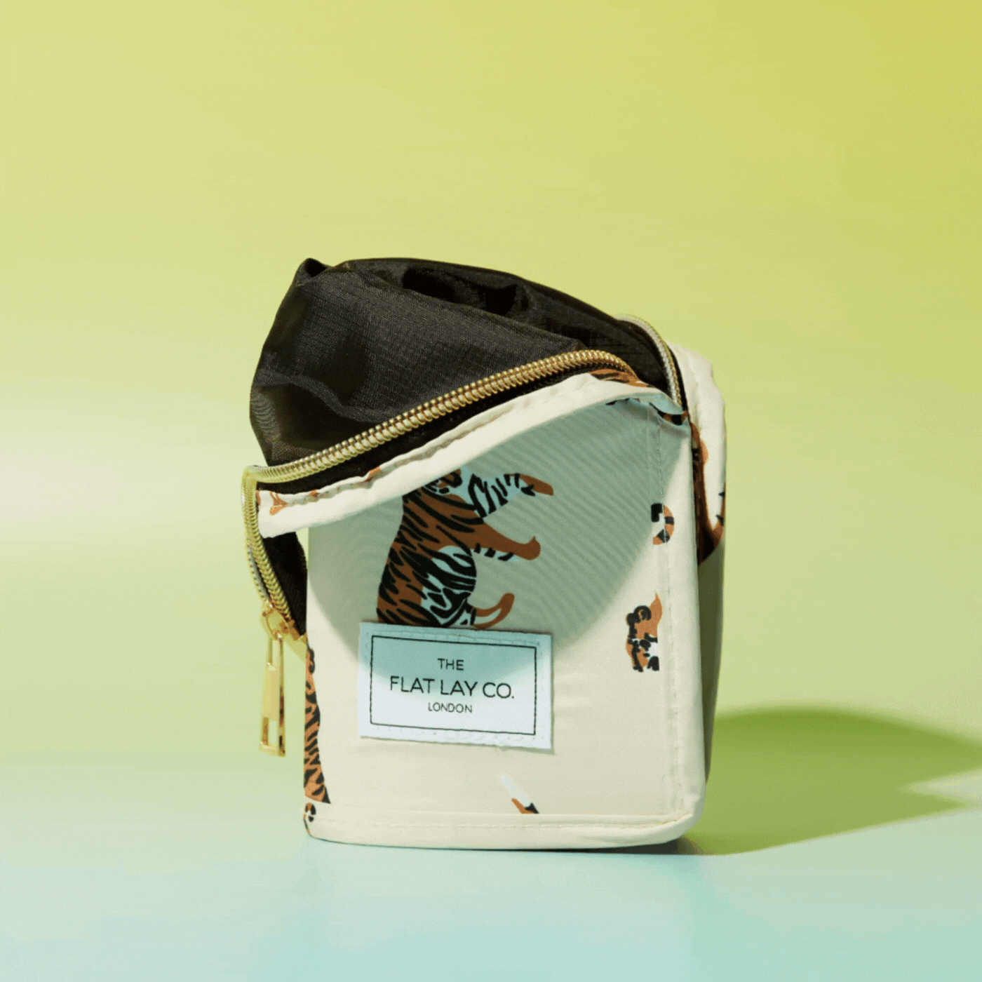 Tigers Standing Brush Case and Pot