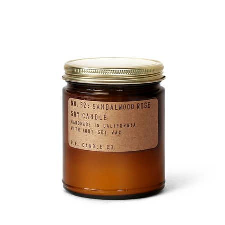 P.F. Candle Co.: Sandalwood Rose Soy Candle
