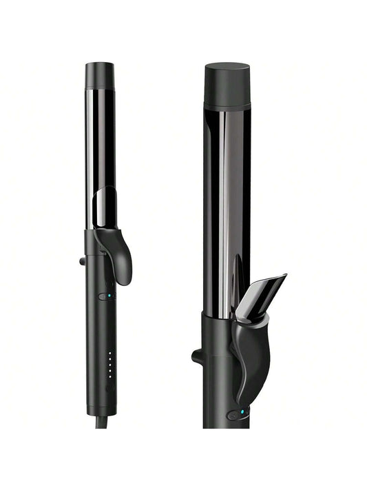 YONGSTYLE ROTA Automatic Curling Iron Wand, 1 1/4 Inch Ionic Rotating Hair Curler for Long Hair with Extra Large Nano Titanium Barrel and 5 Adjustable Temps for Professional Hair Styling