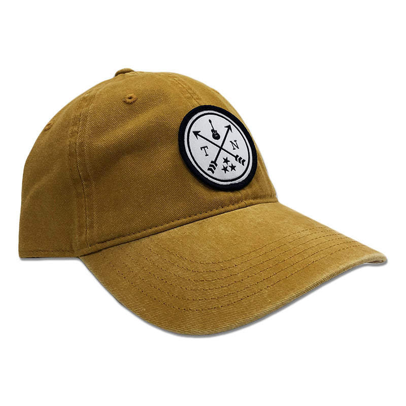 Tennessee Circle Woven Patch Dad Hat