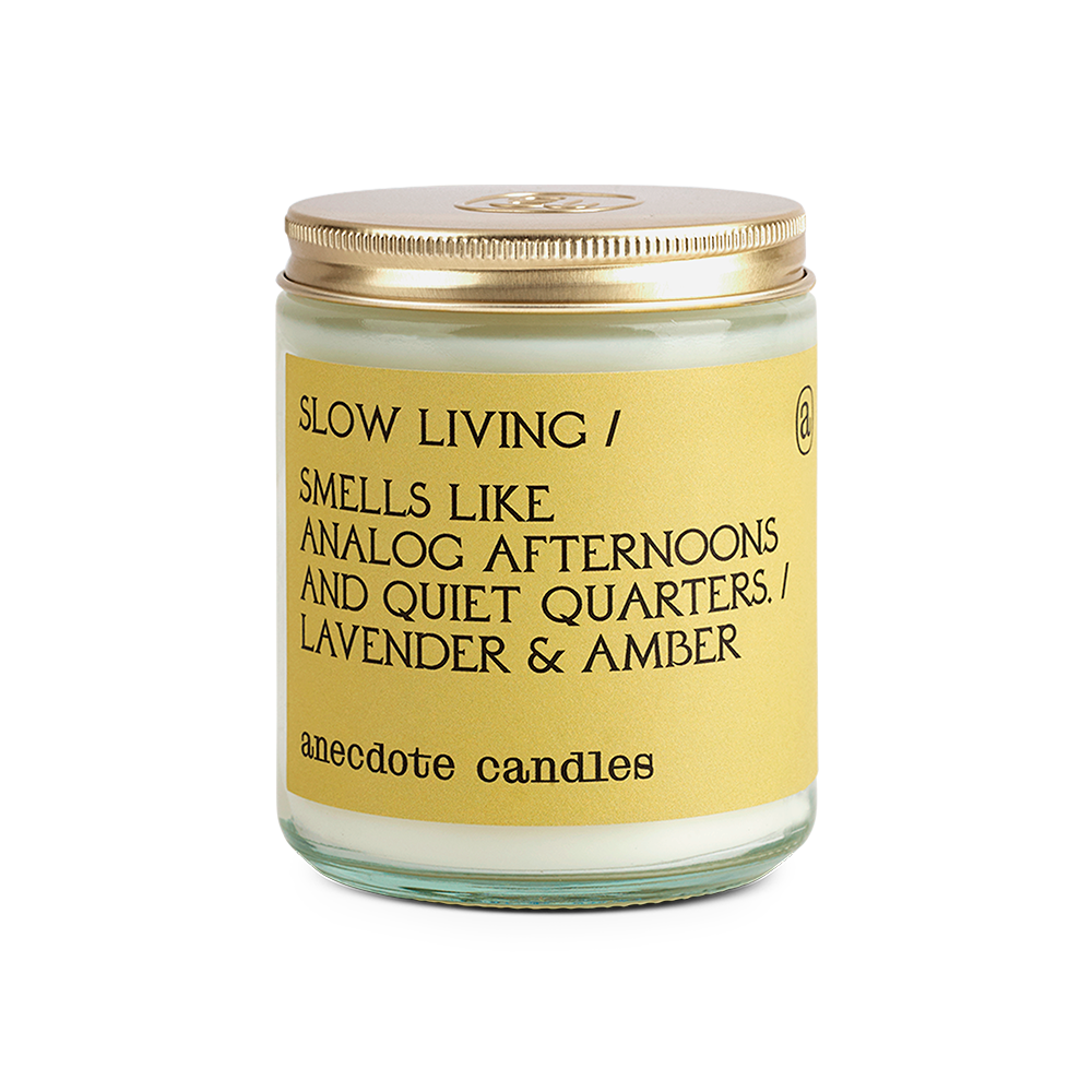 {Anecdote Candles} Coconut Soy Wax Blend Candle :: Slow Living :: Lavender + Amber