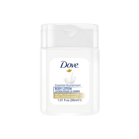 Dove mini 1.0 Oz Hydrating Lotion for Hotels, Motels, Hospitality and Travel Use- Case of 192