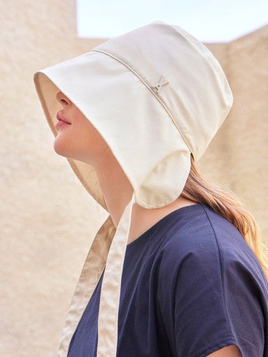 VARZAR studded logo strap bonnet hat EmpressKorea