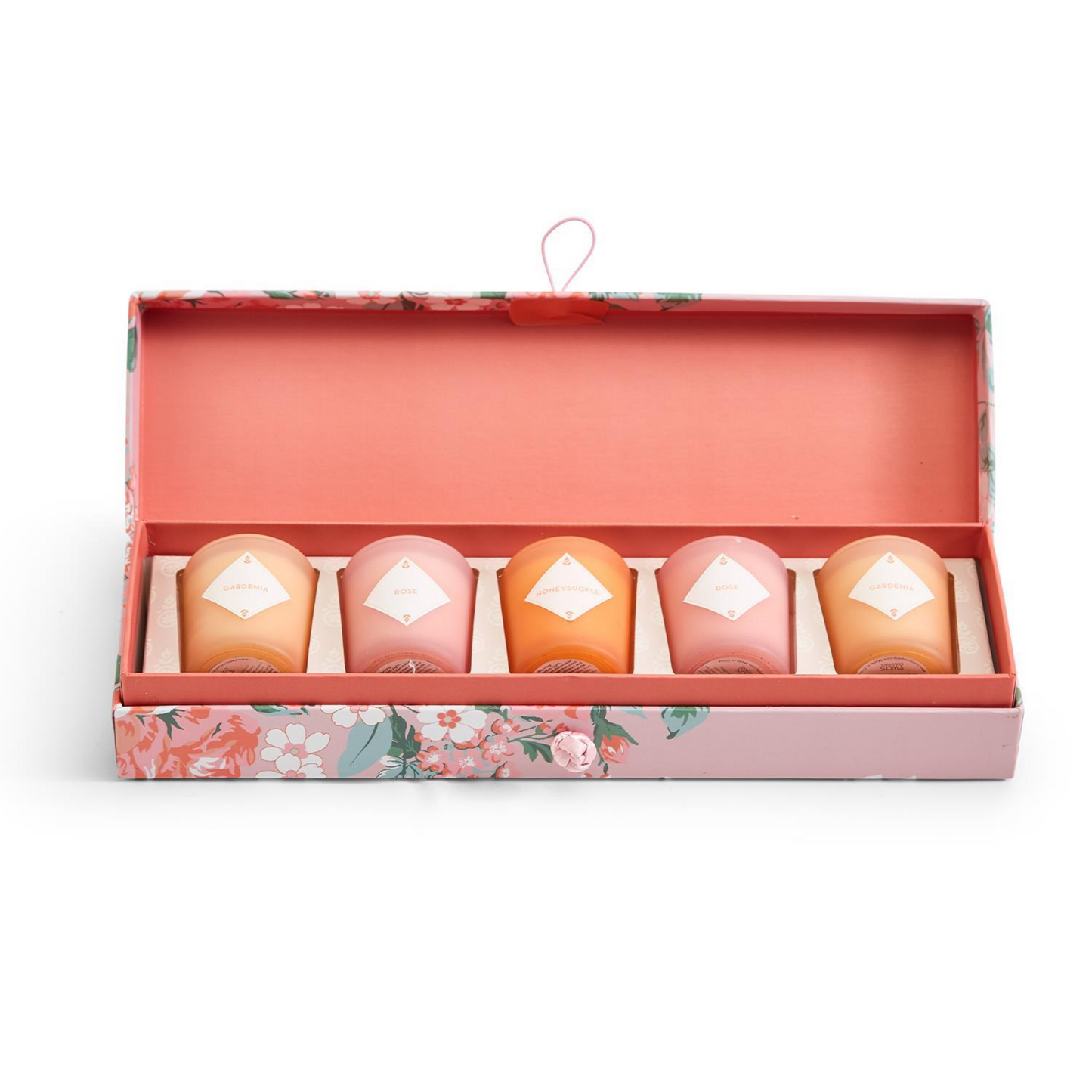 Set of 5 Fleurette Scented Candles in Gift Box