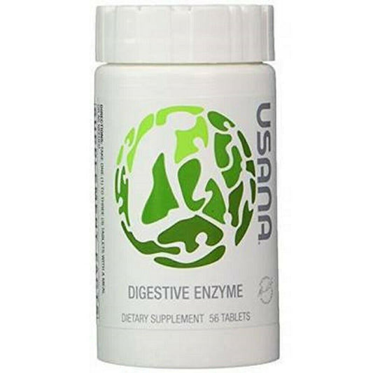 3 Bottles of USANA Digestive Enzyme digest lactose gas indigestion NEW SEALED