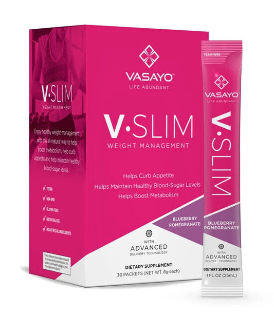 Vasayo V-Slim Weight Management Healthy Way Comprehensive Formula 30 x 8g ea NEW