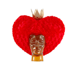Alice in Wonderland Red Queen Heart Head Piece