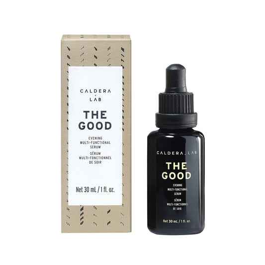 Caldera + Lab The Good | Men's Organic Moisturizing Face Serum for Dry, Sensitive, & Normal Skin Ð Vegan, Natural & Antioxidant Packed Skincare Facial Oil
