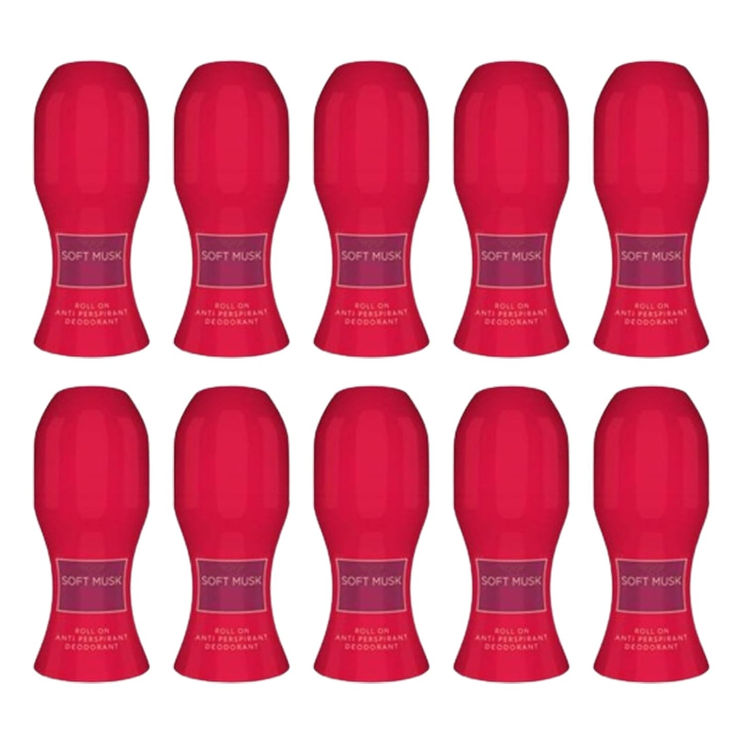 Soft Musk Delice Velvet Berries Antiperspirant Roll-On Deodorant 50 ml (Pack Of 10)