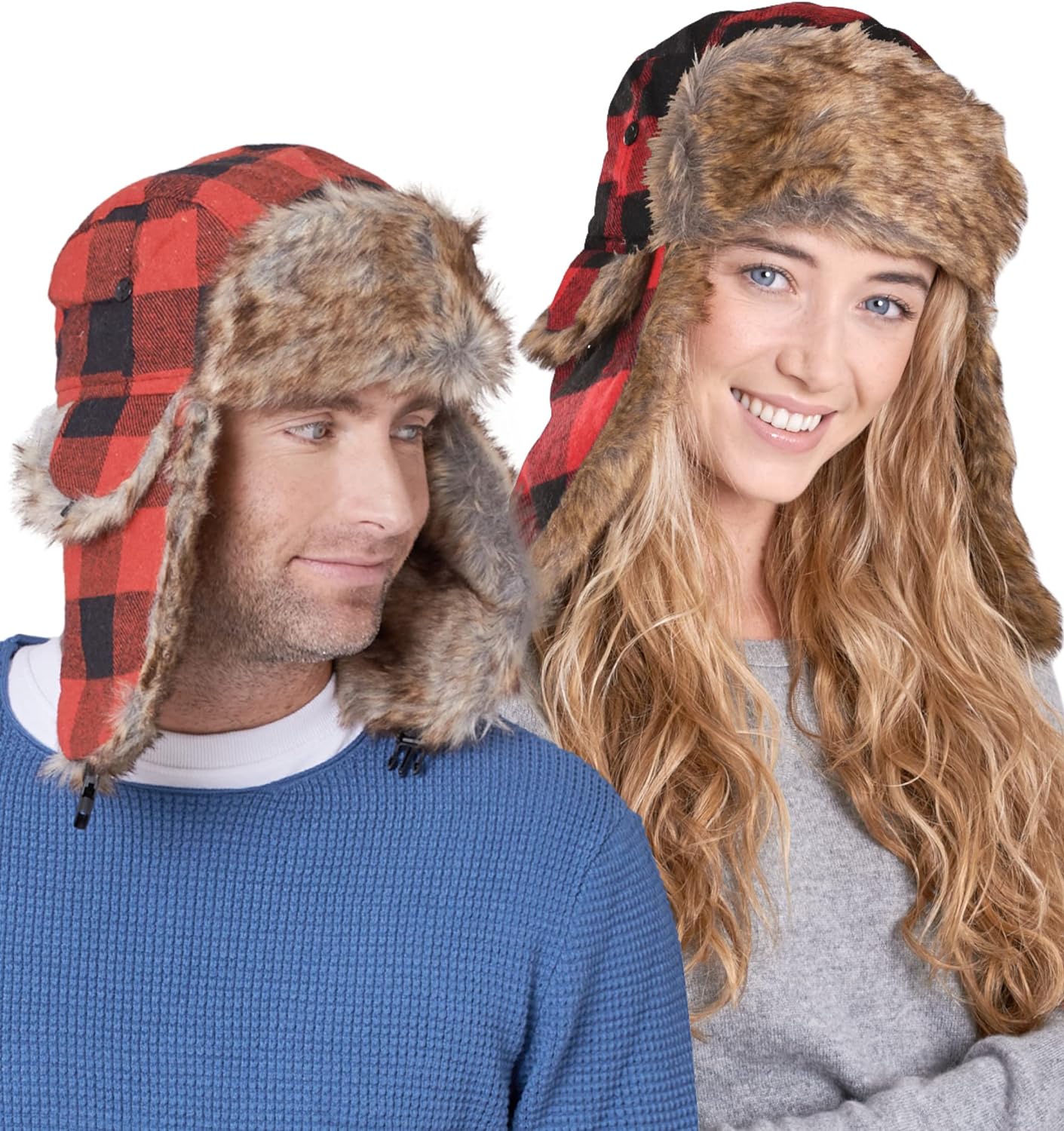 Ushanka hat -  Headwear - Winter Trapper Hat - Russian Ushanka Trooper Aviator Hats for Men & Women - Snow Eskimo Hat with Ear Flaps - Premium Bomber Hats from Concordia Style Boutique - Just $32.43! Shop now at Concordia Style Boutique