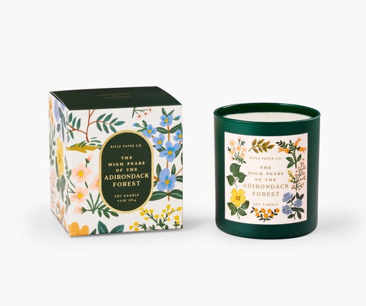 {Rifle Paper Co.} Scented Soy Wax Candle :: High Peaks of the Adirondack Forest