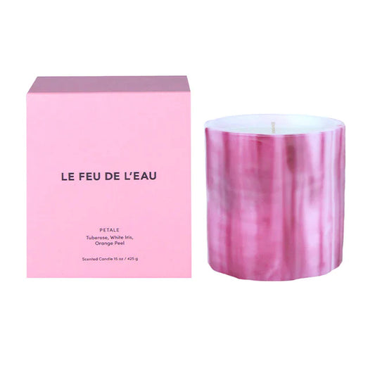 {Le Feu De L'eau} Artisanal Scented Candle :: Petale