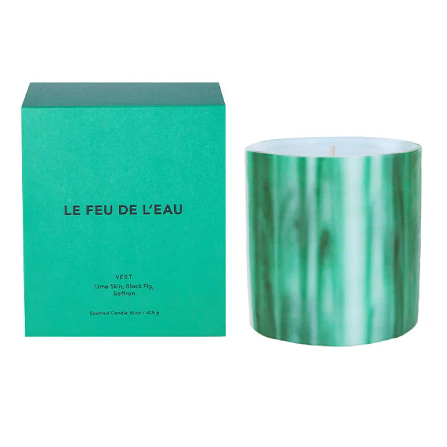 {Le Feu De L'eau} Artisanal Scented Candle :: Vert