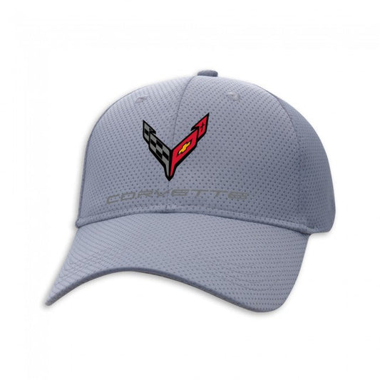 C8 Corvette Jersey-Mesh Cap : Carbon