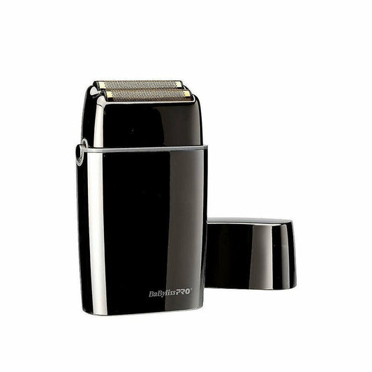 BabylissPro FoilFX02 Cordless Rechargeable Metal Double Foil Shaver Black