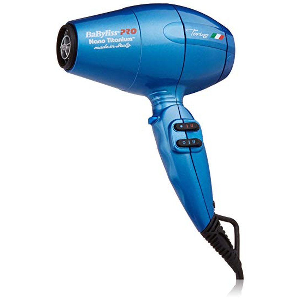 BabylissPro Nano Titanium Torino Mid-Size Dryer Blue