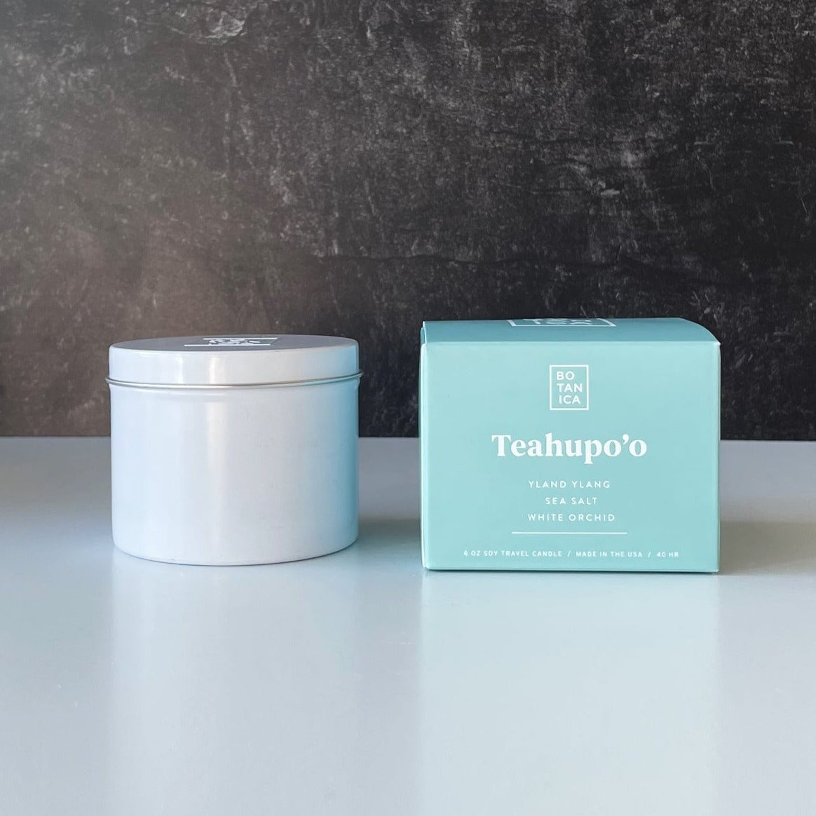 Teahupo's Candle Scented Candles Botanica 5.5 oz. Travel Tin
