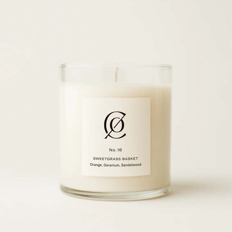 No. 16 Sweetgrass Basket Signature Candle