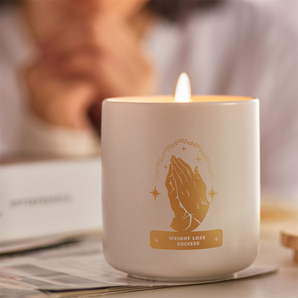 Custom Jar Candle Gesture Candle Home Decorative Gift