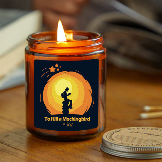 Custom Name Candle Reading Candles Home Decorative Candles