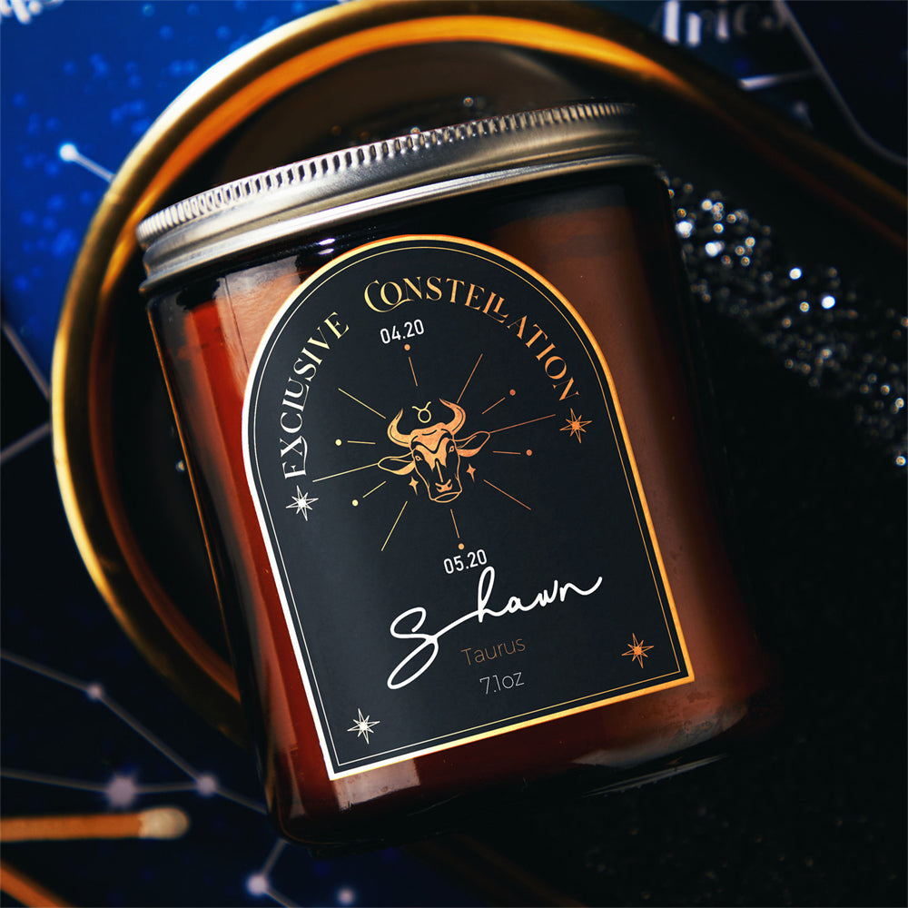 Custom Constellation Candle Birthday Candle Home Decorative Gift