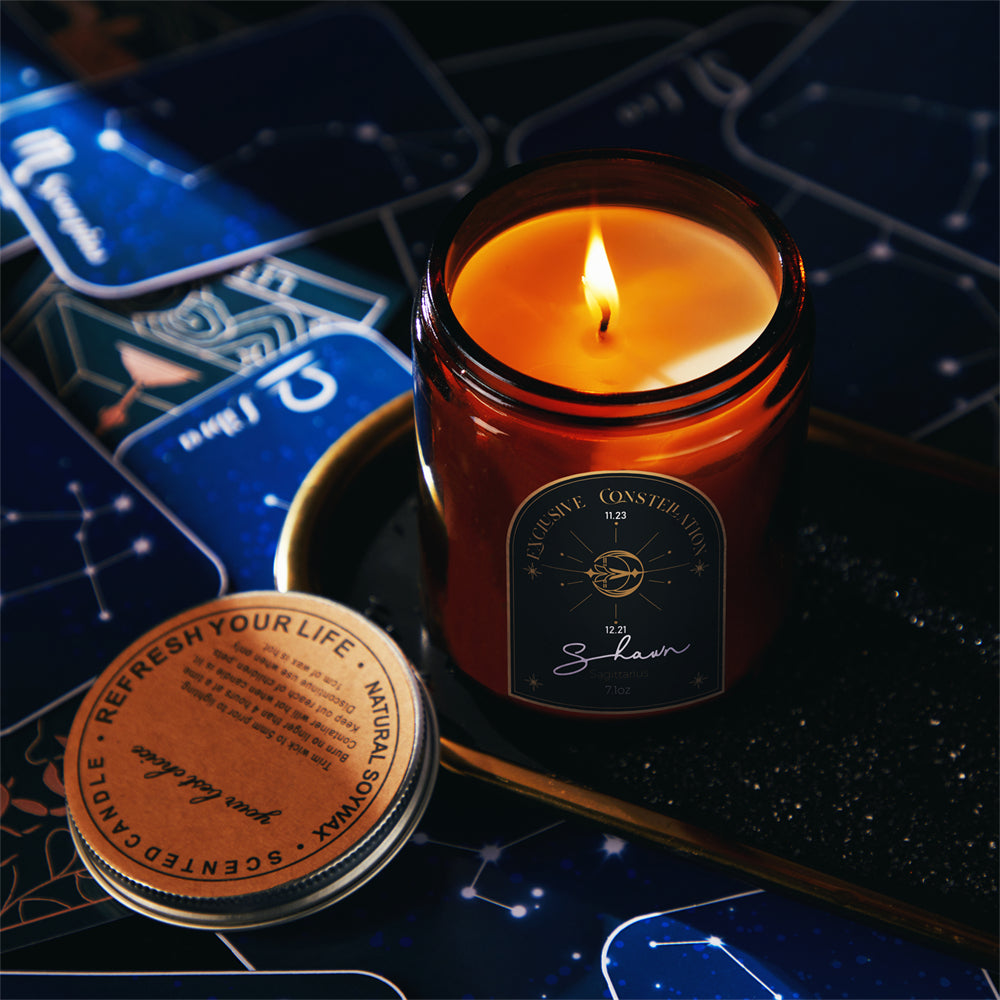 Custom Constellation Candle Birthday Candle Home Decorative Gift