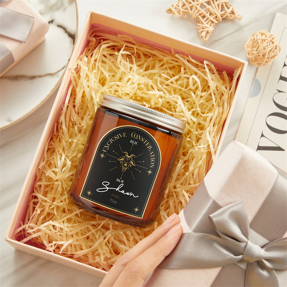 Custom Constellation Candle Birthday Candle Home Decorative Gift