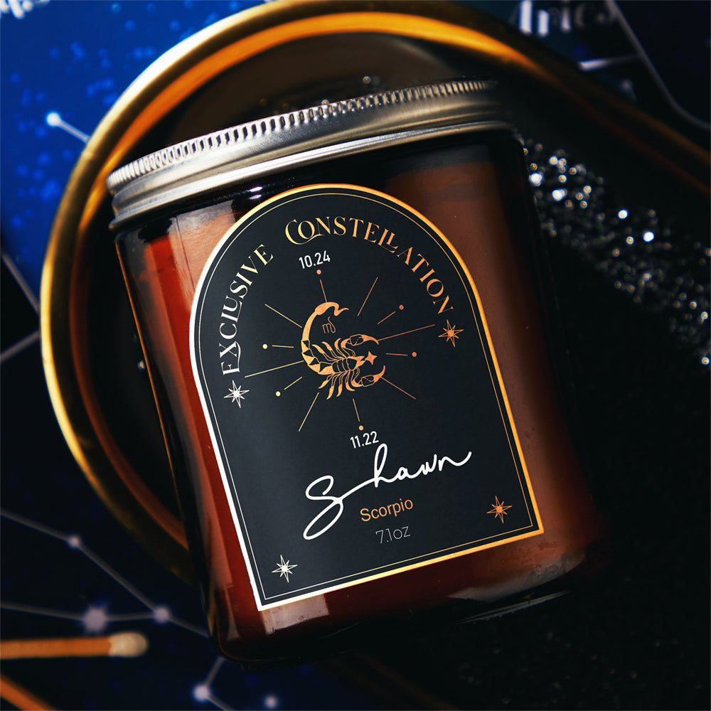 Custom Constellation Candle Birthday Candle Home Decorative Gift