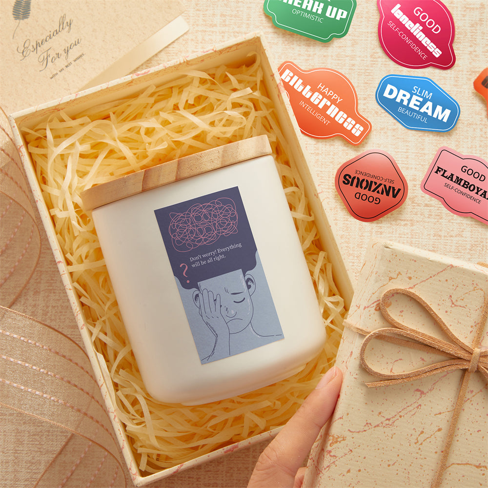 Custom Mood Aromatherapy Home Decorative Fragrance Candles Gift