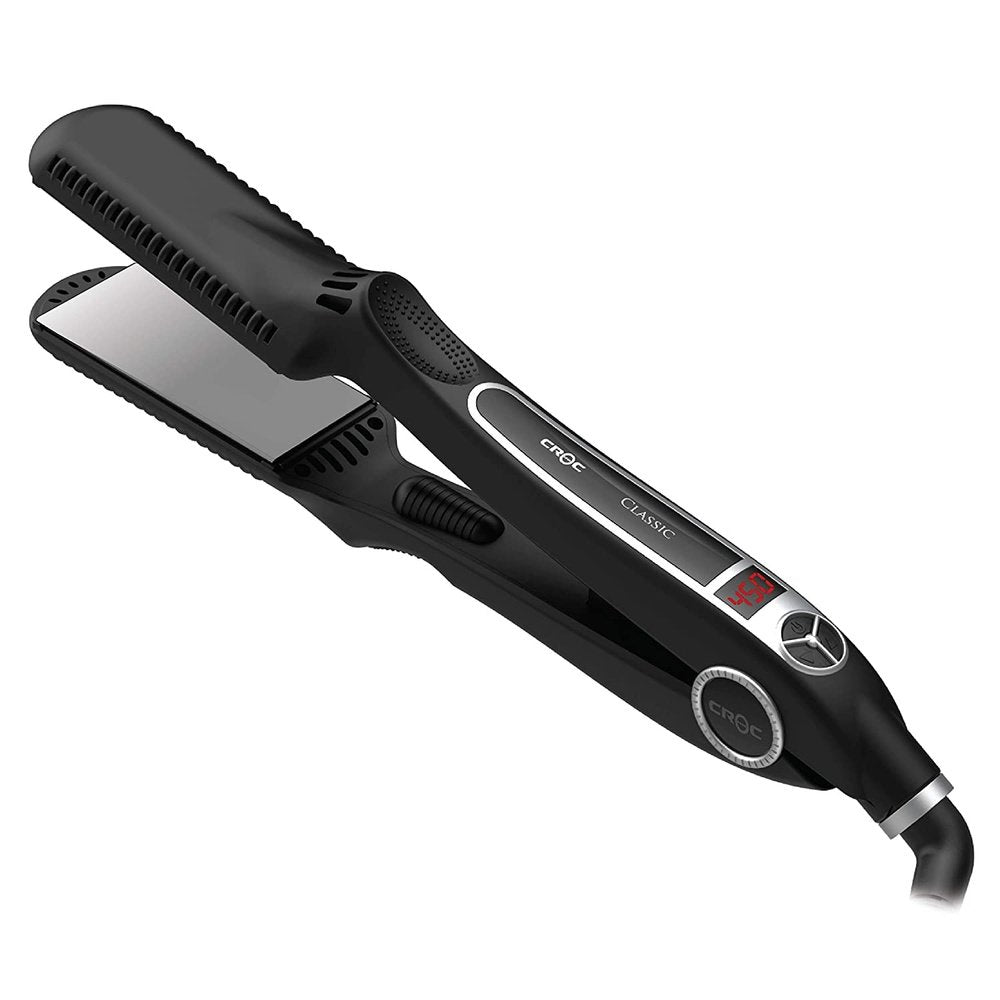 CROC New Classic Titanium Flat Iron 1.5" - Black