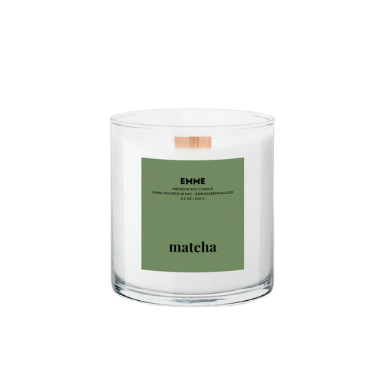Emme Matcha Wood Wick Candle